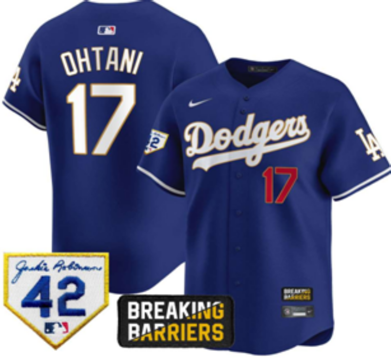 men Los Angeles Dodgers #17 Ohtani blue Game 2026 Nike MLB Jersey 08142->los angeles dodgers->MLB Jersey